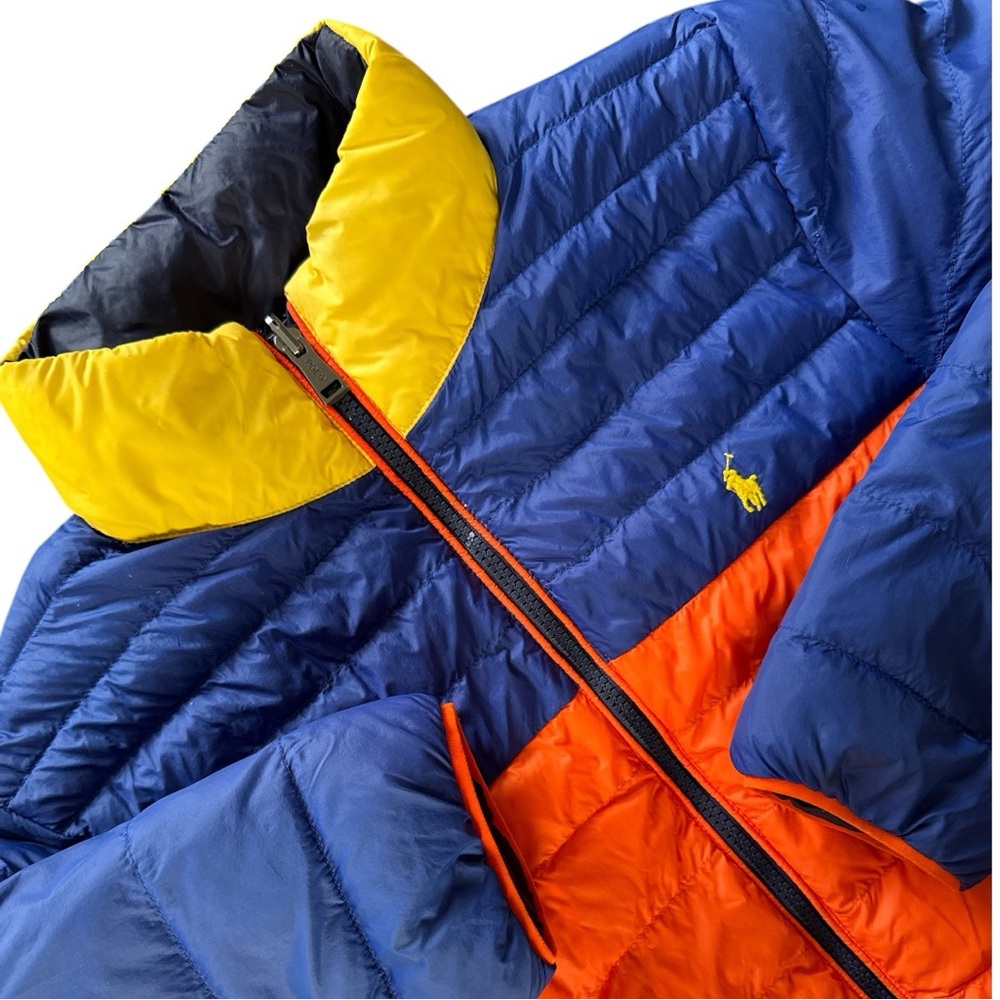 Polo Ralph Lauren Reversible Large 14-16 years Color block Puffer Jacket